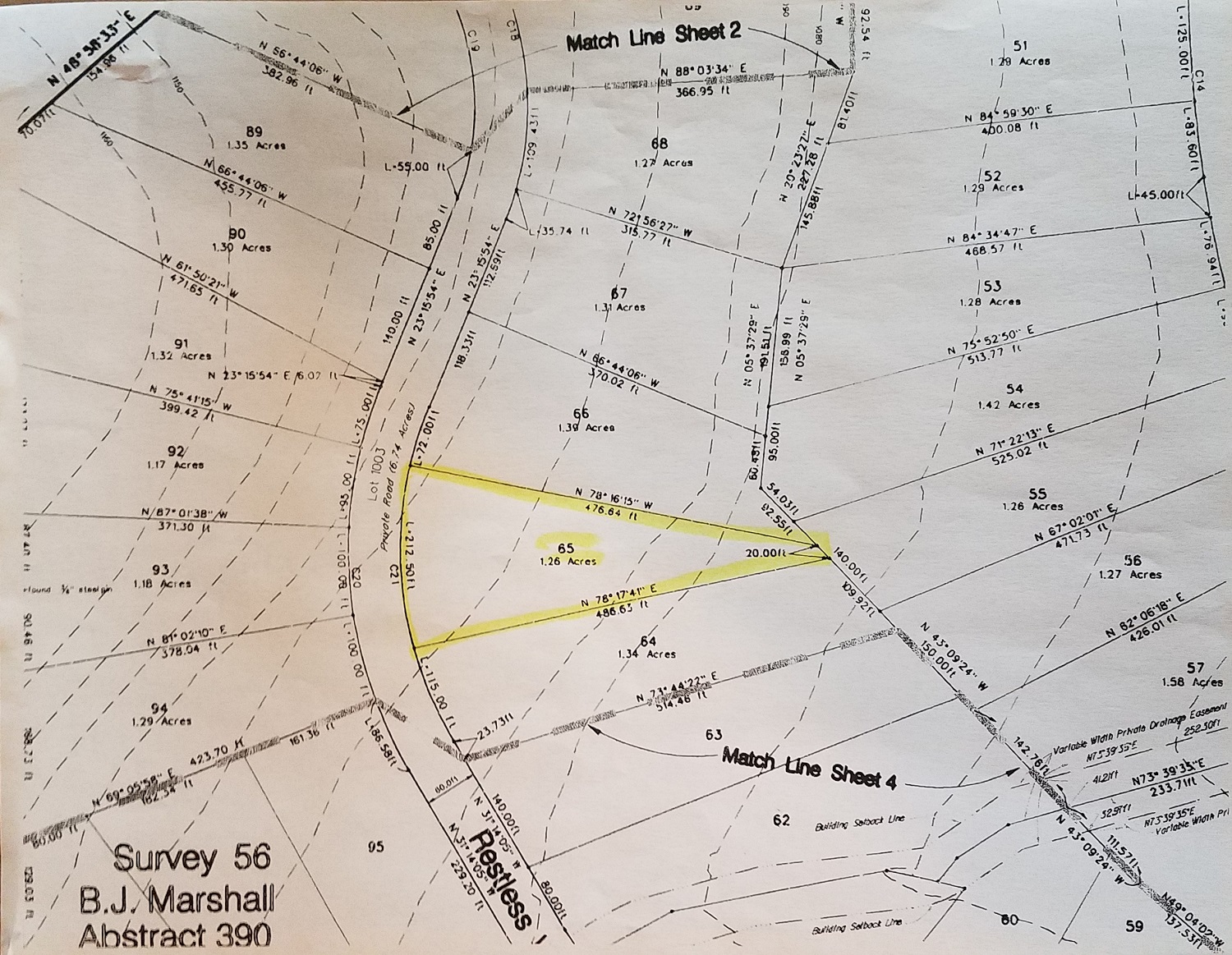 Palmer's Topographical Map